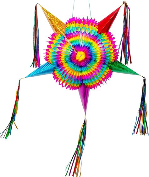 Celly Party Mexican Star Pinatafestive Rainbow Pinatas