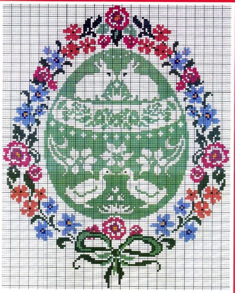 My 2nd mom does cross stitch and so i bought this for her to make for me! Œuf de Pâques - Easter eggs - Pasqua - Frohe Ostern ...