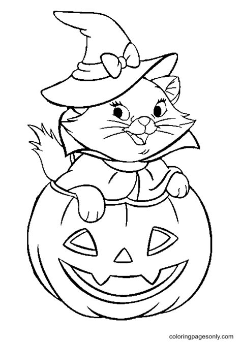 Disney Marie Coloring Pages