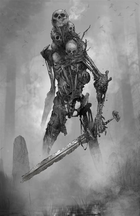 Draugr Concept For God Of War By Dela Longfish Rdarkgothicart