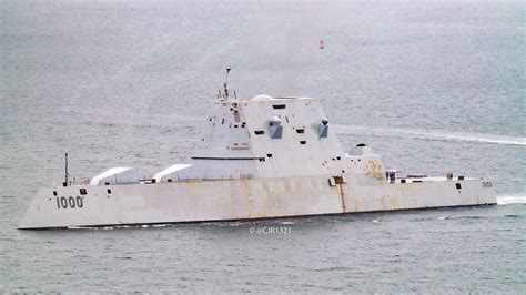 The Navy S 9b Stealthy Super Destroyer Is Covered In Rust