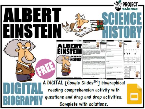 Albert Einstein Digital Biography Activity Distance Learning