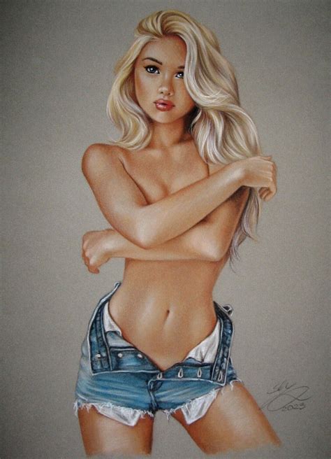 Print Of The Original Pin Up Art By Sly Drawing Ebay