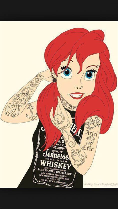 Tatted Up Ariel Disney Tattoos Punk Disney Punk Disney Characters