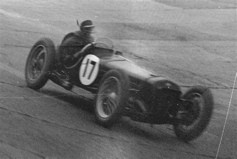 Delage And Bentley On Brooklands Banking At 1930 Brdc 500 Mile Race