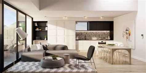 Open Concept Apartment Interiors For Inspiration