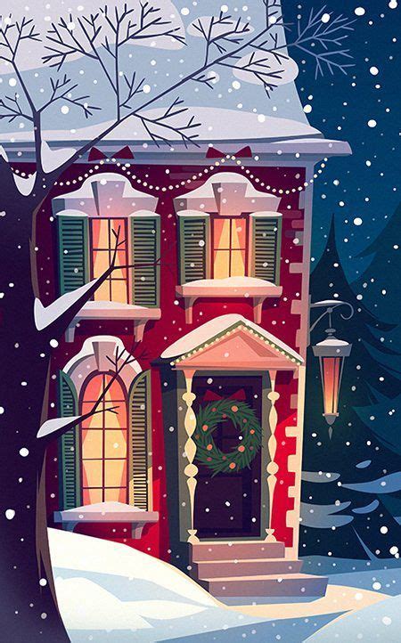 Christmas Cards By Diana Dementeva Christmas Illustration Christmas
