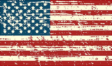 Royalty Free Distressed American Flag Clip Art Vector Images