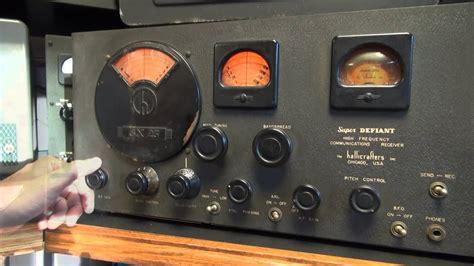 Vintage Hallicrafters Sx 25 Super Defiant Shortwave Tube Receiver Radio