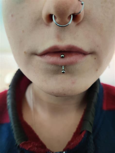 Vertical Labret Thoughts Rlegitpiercing