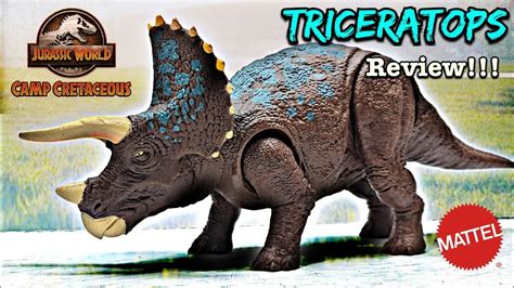 2020 Mattel Jurassic World Camp Cretaceous Sound Strike Triceratops