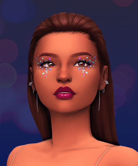 Glitter Bomb Twistedcat On Patreon Makeup Cc Sims 4 Cc Makeup Star