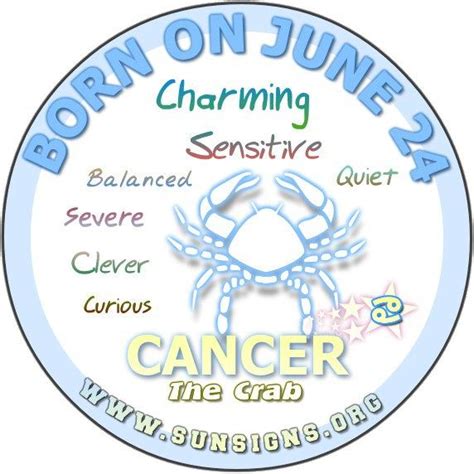 Birthday horoscope of people born on june 12 says you are an optimistic person. June 24 Zodiac Horoscope Birthday Personality | Birthday ...