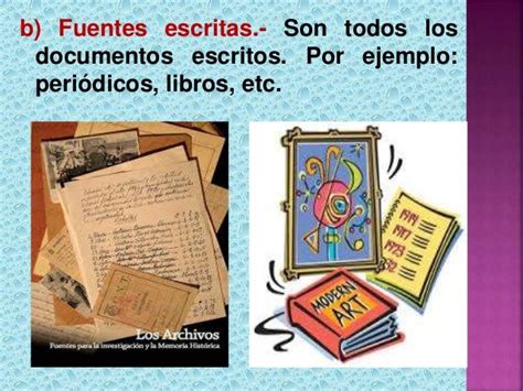Fuentes De La Historia