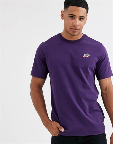 Nike Heritage T Shirt Violet Asos