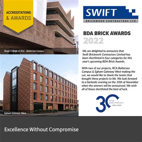 Swift Brickwork Contractors Limited Always Striving To Deliver