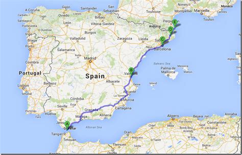 Map Of South Spain Coast