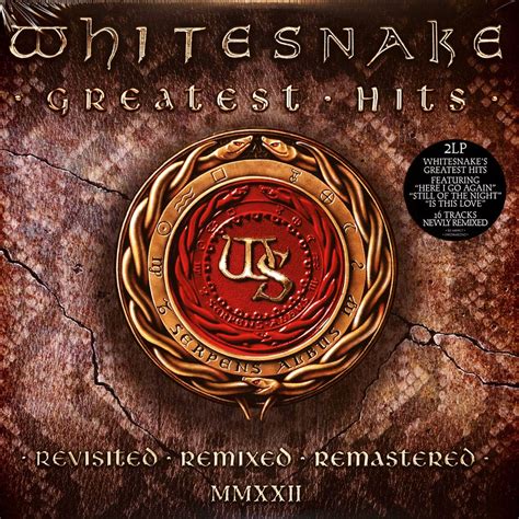 Whitesnake Greatest Hits Black Vinyl Edition Vinyl 2lp 1994 Eu