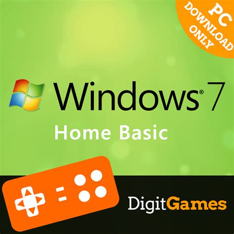 Windows 7 Home Basic Oem License Key 32 And 64 Bit Digital Delivery
