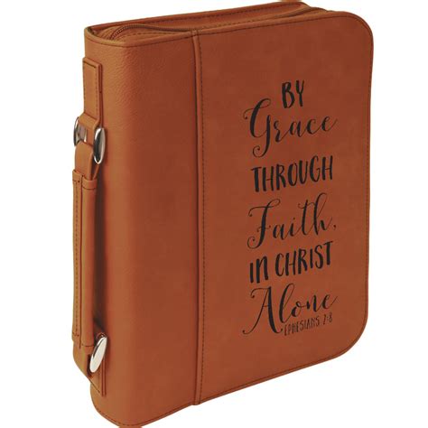 By Grace Through Faith Bible Cover Bible Covers Bible037