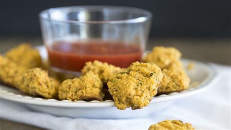 Sweet potatoes give the traditional latke a nice fall twist. Low-Carb Sweet Potato & Broccoli Tots | FOOD MATTERS®
