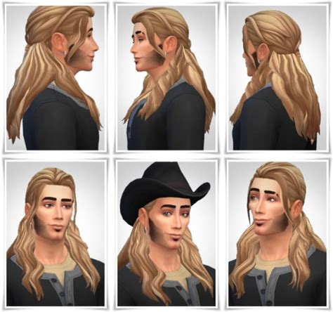 Sims 4 Long Male Hair Linegost