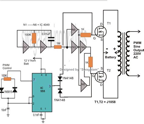 Youre in homewiringdiagram.blogspot.com, youre on page that contains wiring diagrams and wire scheme associated with sine wave inverter circuit diagram free. Pure Sine Wave Inverter Circuit Diagram Pdf - Circuit Diagram Images