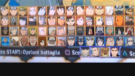 Naruto Shippuden Ultimate Ninja Storm 3 Final Character Roster Youtube