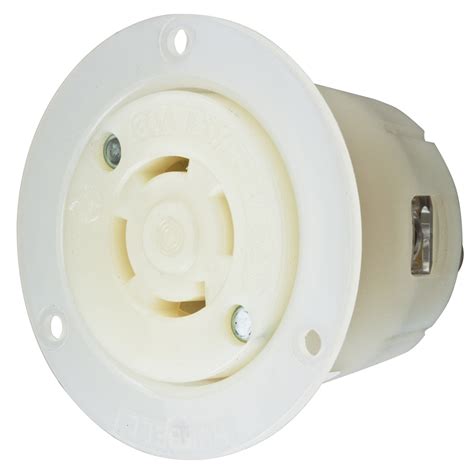 Locking Devices Twist Lock® Flanged Receptacle 30a 3 Phase 120208v