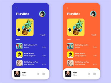 Music Player App Ui Design Uplabs