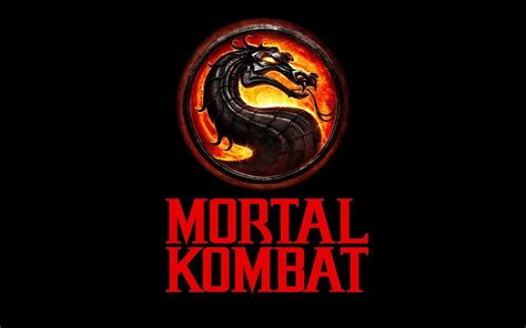 Mortal Kombat логотип обои на телефон бесплатно