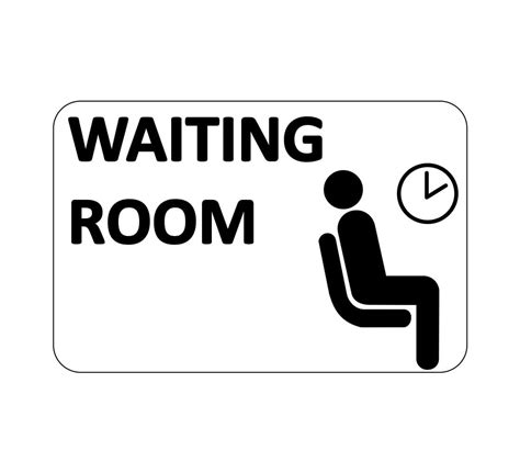 Bannerbuzz Waiting Room Sign