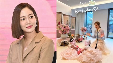 Sung Yuri Celebrates Her Twin Daughters First Birthday Allkpop