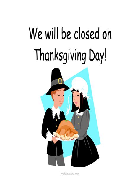 Closed For Thanksgiving Sign Fill Out And Sign Printable Pdf Template