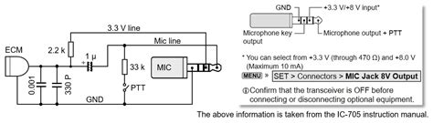 Icom Microphone Wiring