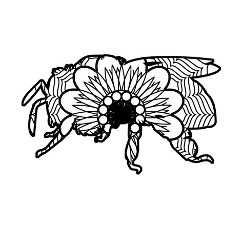 Download Bee Mandala Animal Svg Pdf Mandala Svg Collection ...