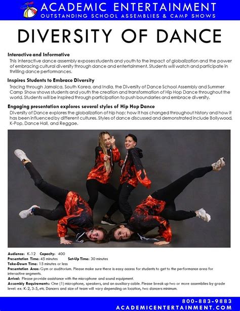 Diversity Of Dance Academic Entertainment Inspire Students Dance