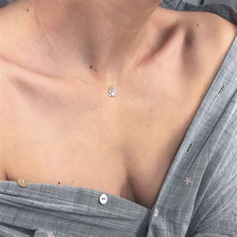Very Delicate Silver Necklace Shopohmygod Com