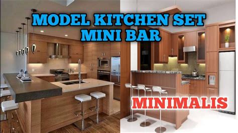 Kitchen set dengan mini bar: KITCHEN SET MINI BAR MINIMALIS // TERBARU - YouTube