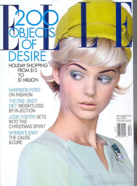 Elle December 1995 Magazine Elle Dec 1995