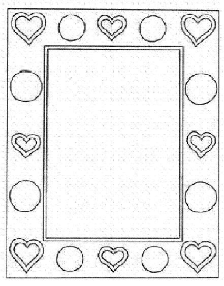 Free printable picture frames coloring pages are a fun way for kids of all ages to develop creativity, focus, motor skills and color recognition. printable frames kids black and white - Google Search ...