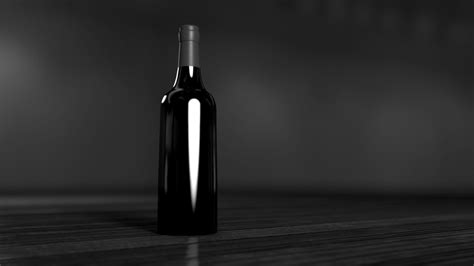 Photo Of Dark Bottle Free Image Download
