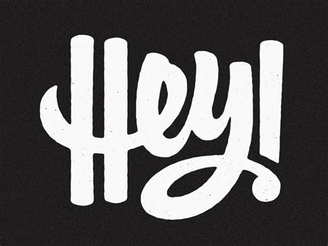 Hey Dribbble By Ray Mawst On Dribbble