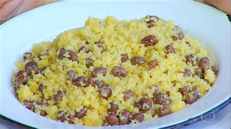 Aprenda a fazer o cuscuz prato típico da culinária nordestina Globo