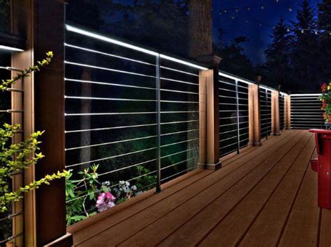 Black & white modern farmhouse. Top 60 Best Deck Lighting Ideas - Outdoor Illumination ...