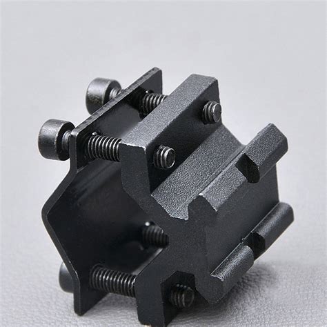Adjustable Tactical 20mm Rail Barrel Mount Clamp For Rifle Scope Sight