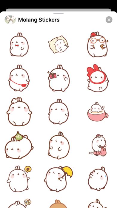 New Molang Stickers Hd App Price Drops