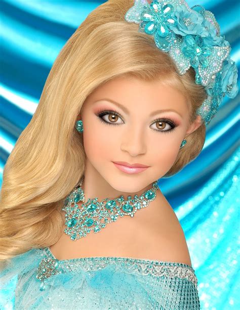 Blue Beauty Dressmost Photogenic Competition Pageant Makeup