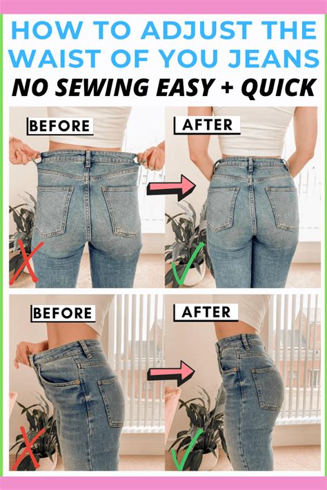How To Take In The Waist Of Your Jeans Artofit