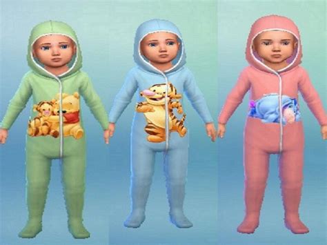 The Sims Resource Toddler Winnie The Pooh Pjs